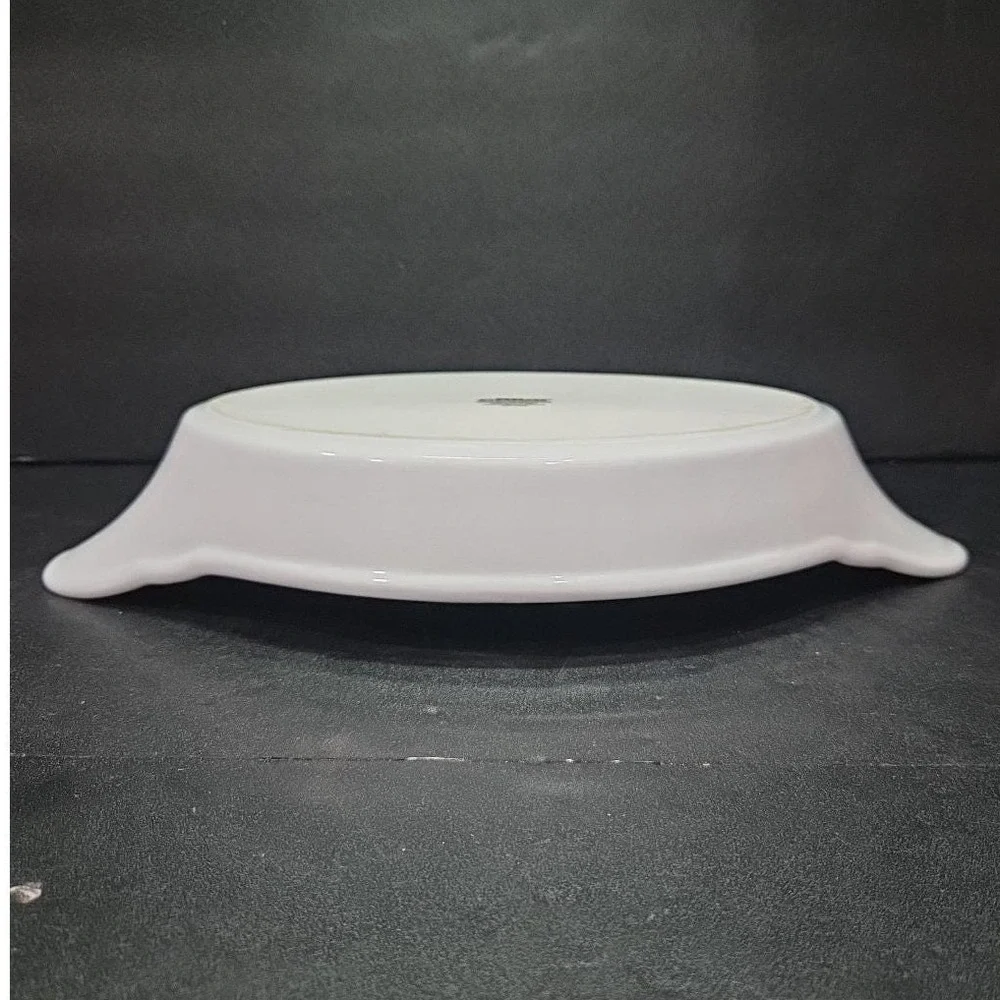The Cellar Whiteware Oval Casserole Dish, Vintage‎ Style Bakeware, Kitchenware